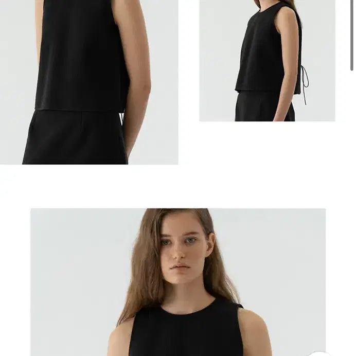 [BUNJANG] LE17SEPTEMBRE Cotton Tie Sleeveless Ivory / le17septembre 르셉템버 cotton tie sleeveless
