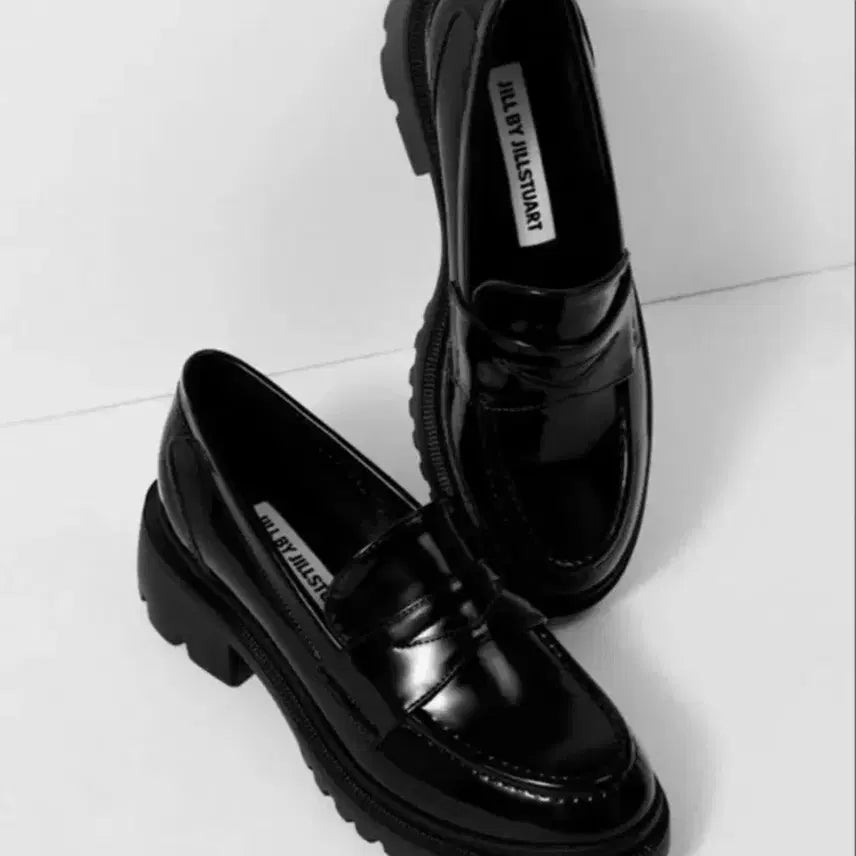 [BUNJANG] JILLSTUART New York River Platform Loafers Black / 질바이질스튜어트 리버 플랫폼 로퍼 블랙 235