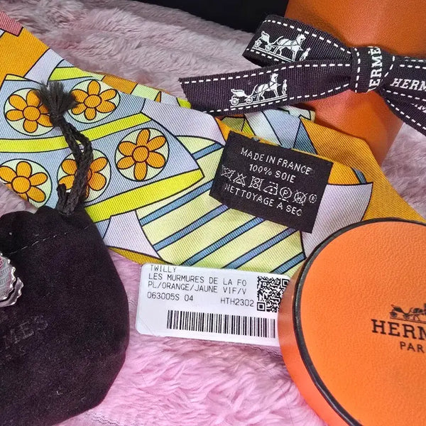 [BUNJANG] Hermès Twilly Scarf & Twilly Ring Set / 트윌리 에르메스 트윌리 스카프와 트윌리 링