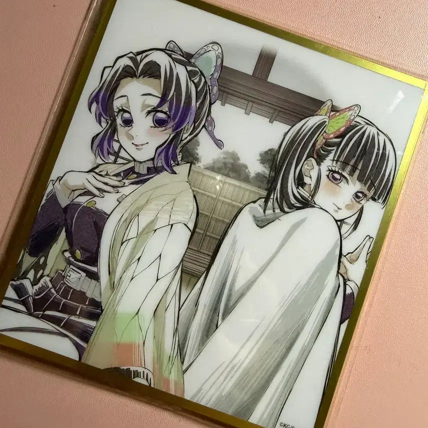 [BUNJANG] Demon Slayer Kanawo Tsuyuri Shinobu Kocho Acrylic Shikishi Webshop Exclusive / 귀멸의 칼날 츠유리 카나오 코쵸우 시노부 쿠지 아크릴 색지 웹샵 귀칼