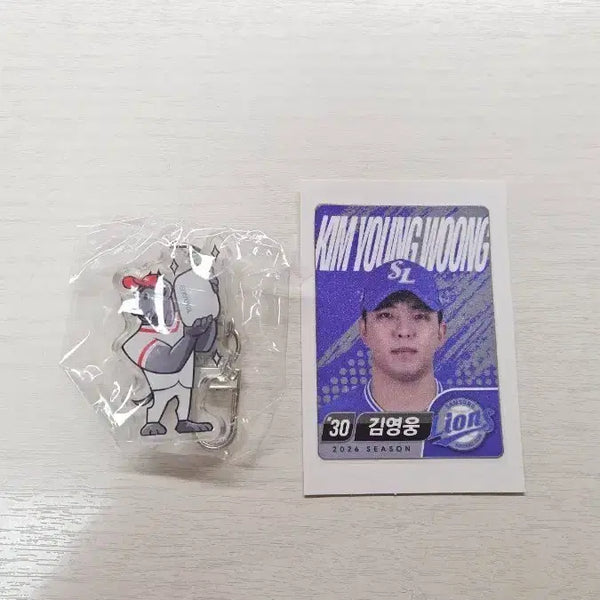 [BUNJANG] Baseball Stickers and Keychains Bundle Set / 야구 굿즈 일괄 판매