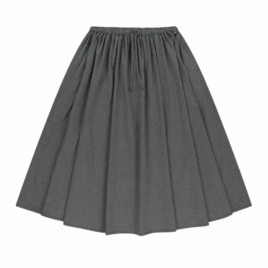 [BUNJANG] Koiseio 038 Banding Long Skirt Charcoal S / 코이세이오 038 밴딩 롱 스커트 차콜 S