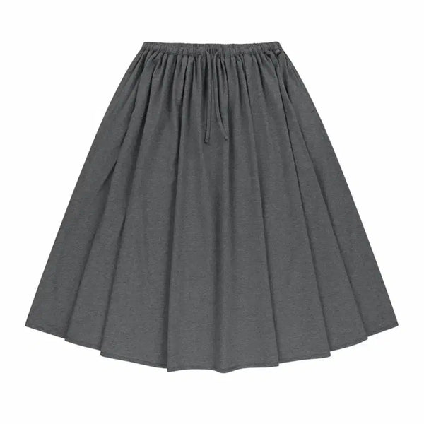 [BUNJANG] Koiseio 038 Banding Long Skirt Charcoal S / 코이세이오 038 밴딩 롱 스커트 차콜 S