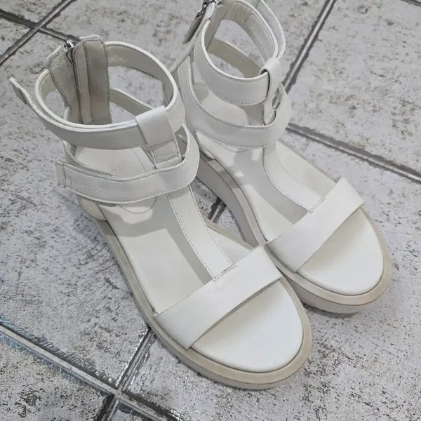 [BUNJANG] System Rat By T Leather Sandals White 240 / 한섬 래트바이티 소가죽 샌들 240