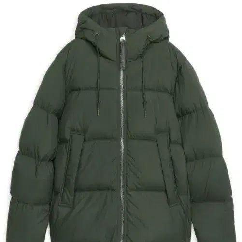 [BUNJANG] ARKET Puffer Down Padding Khaki / [S, 95] 아르켓 푸퍼 다운 패딩 카키