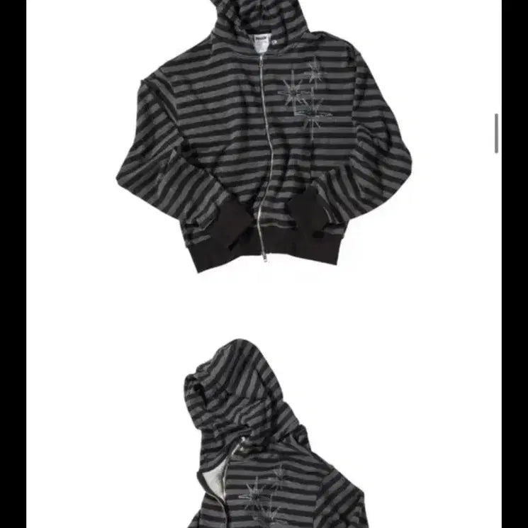 [BUNJANG] UNTITLED Fleece Lined Hoodie Zip-up (Size L) / 언타이틀 기모 후드집업