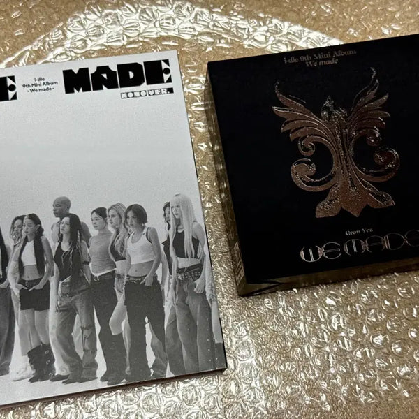[BUNJANG] G)I-DLE WE MADE Mini Album 9th 'Crow' & 'Mono' Ver. (Opened) / 아이들 WE MADE 개봉 앨범 미니 9집 Crow Mono opened