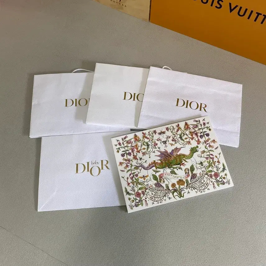 [BUNJANG] Dior Shopping Bag Bundle Set (5 pieces) / 디올 쇼핑백 (42*30*13) 5장 일괄