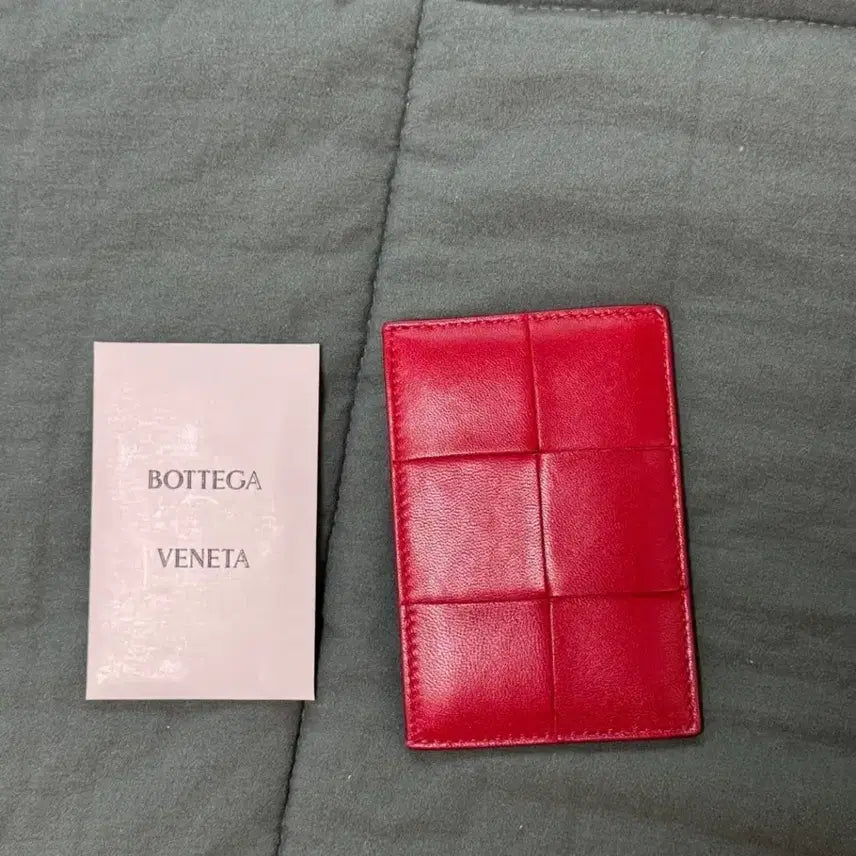 [BUNJANG] Bottega Veneta Red Card Holder / 보테가베네타 카드지갑 레드