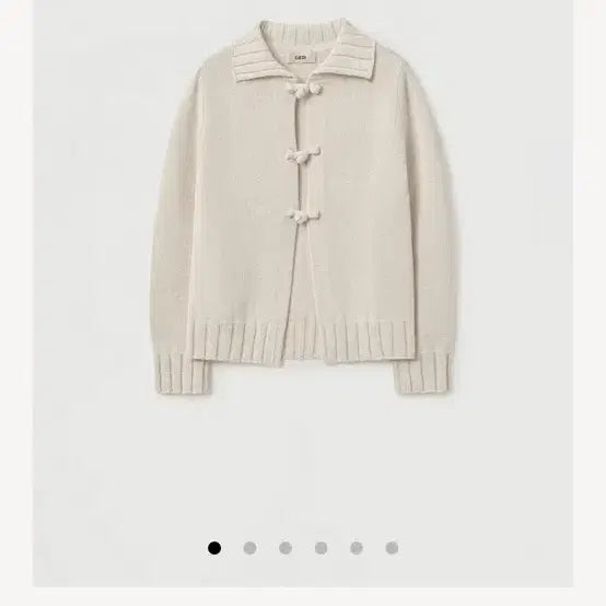 [BUNJANG] G.ED KNOTTED BUTTON CARDIGAN / 게드 KNOTTED BUTTON CARDIGAN