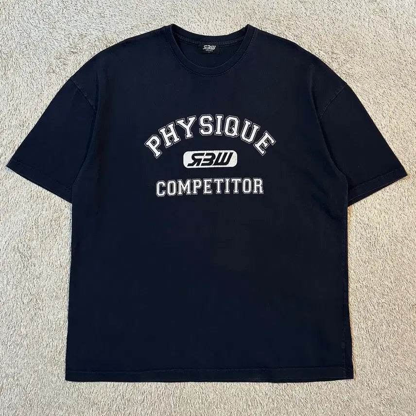 [BUNJANG] RBW Logo Short Sleeve T-Shirt Navy / [L] RBW 로고 반팔 티셔츠 네이비