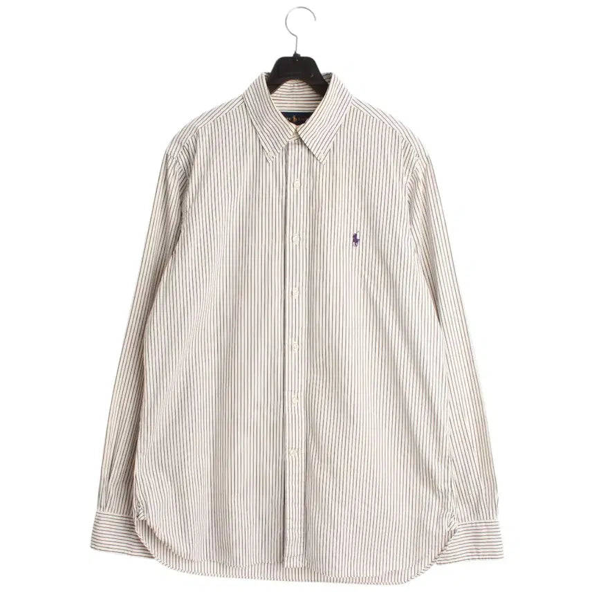 [BUNJANG] Polo Ralph Lauren Striped Shirt - Size M / M 폴로 스트라이프 셔츠