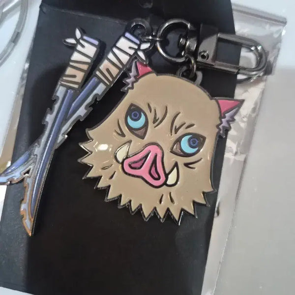 [BUNJANG] Mugen Train Inosuke Hashibira Nichirin Sword Keychain / 무한성 팝업 이노스케 일륜도 키링