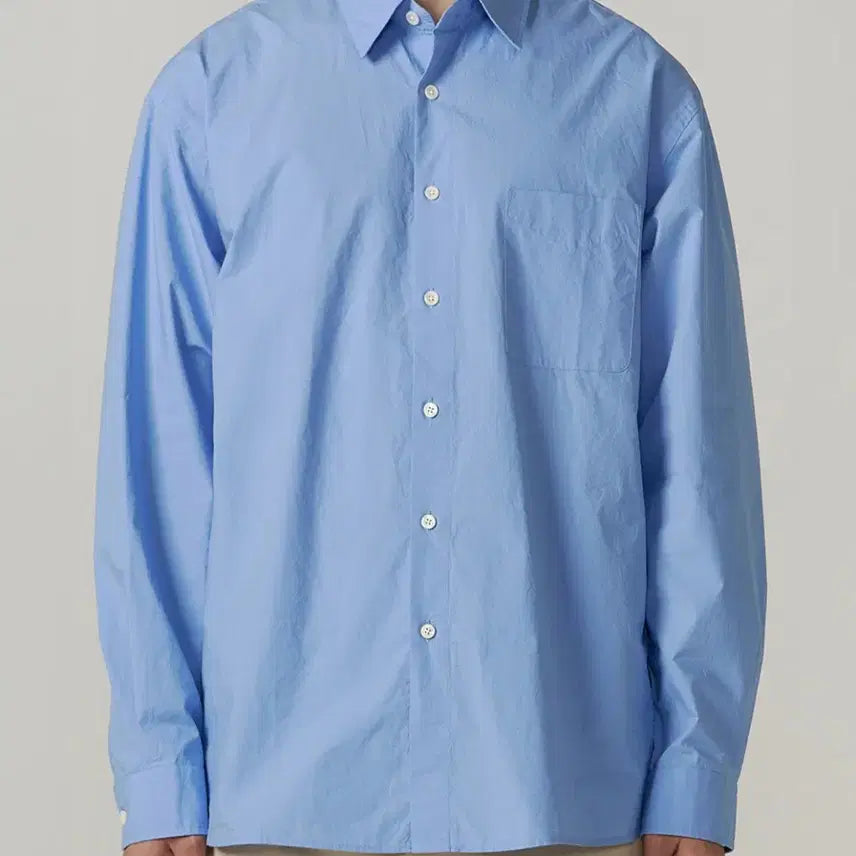[BUNJANG] Indelov Silky Typewriter Shirt SAX Size 3 / 인더로우 실키 타입라이터 셔츠 SAX 색상 3 사이즈 판매합니다.