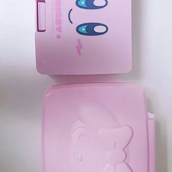 [BUNJANG] My Melody Kirby One-Touch Storage Box Bundle / 반택포,일괄)마이멜로디 커비 통 원터치 보관함