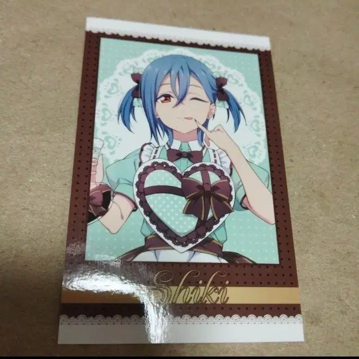 [BUNJANG] Love Live! Superstar!! Shikii Wakana Valentine Photocard / 러브라이브! 슈퍼스타!! 와카나 시키 포카 밸런타인데이