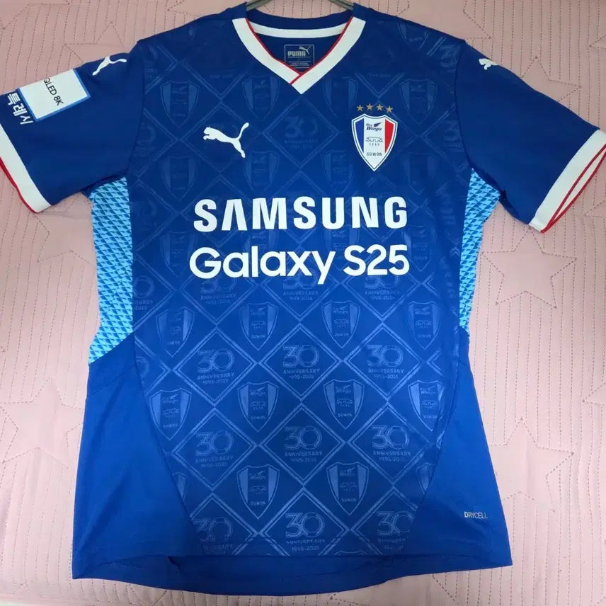 [BUNJANG] Suwon Samsung 2025 30th Anniversary Home Uniform Size L / [교환/판매] 수원삼성 2025년 30주년 기념 홈 유니폼