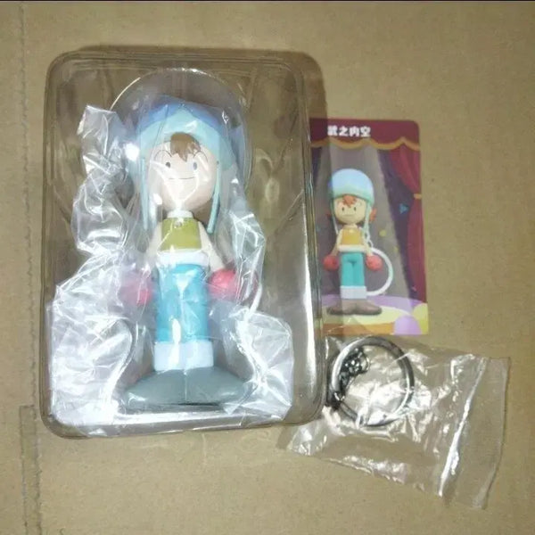 [BUNJANG] Digimon Adventure Chinese Limited Keychain Figure Wooden Doll Sora / 디지몬 어드벤처 중국한정 열쇠고리 키링 피규어 목각인형 소라