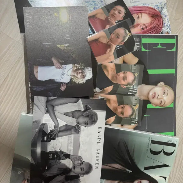 [BUNJANG] Kyoka BioHeal Boh Elle Magazine Postcard Bundle Set / 쿄카 바이오힐보 포카 엘르 잡지 바자 엽서 롯데 시향지 일괄
