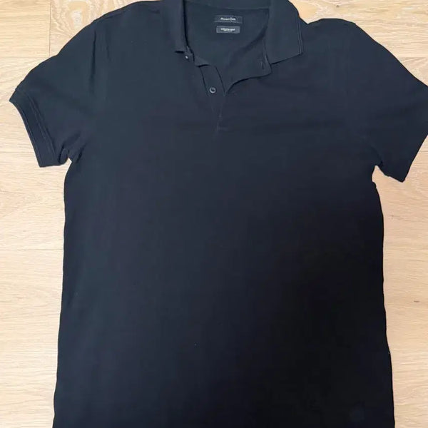 [BUNJANG] Massimo Dutti Black Pique Polo Shirt / 마시모두띠 폴로티