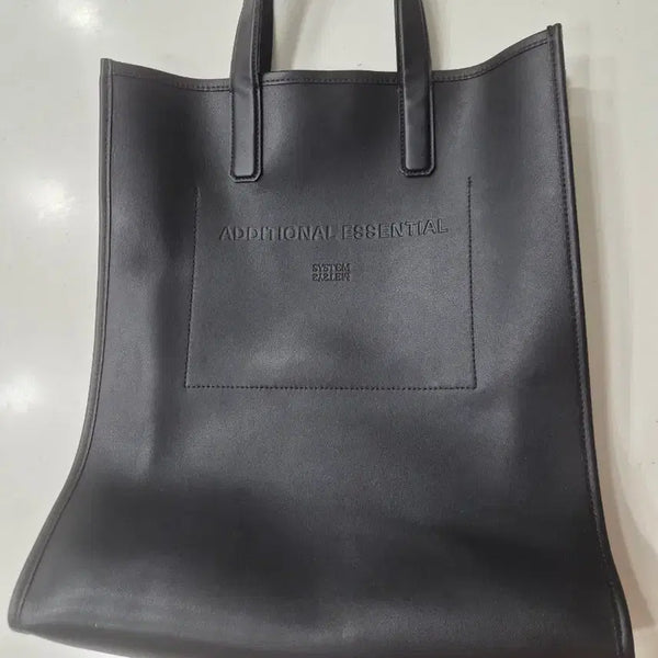 [BUNJANG] System Men's Tote Bag Black / 시스템 남성 토트백