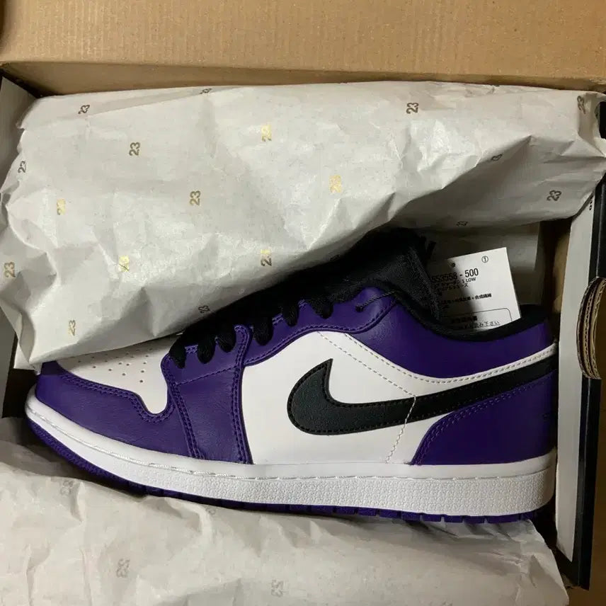 [BUNJANG] Air Jordan 1 Low Court Purple 2020 / 조던 1 로우 코트 퍼플 2020 260