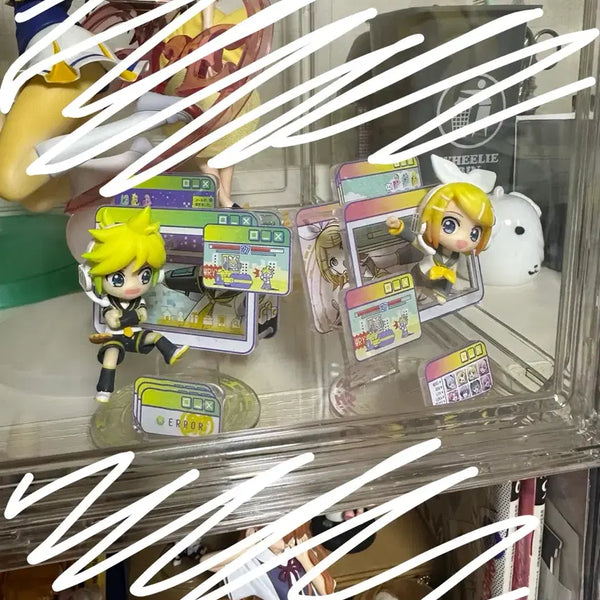 [BUNJANG] Vocaloid Kagamine Rin Len Window Figure Collection Bundle Set / 보컬로이드 카가미네 린 렌 윈도우 피규어 컬렉션 일괄