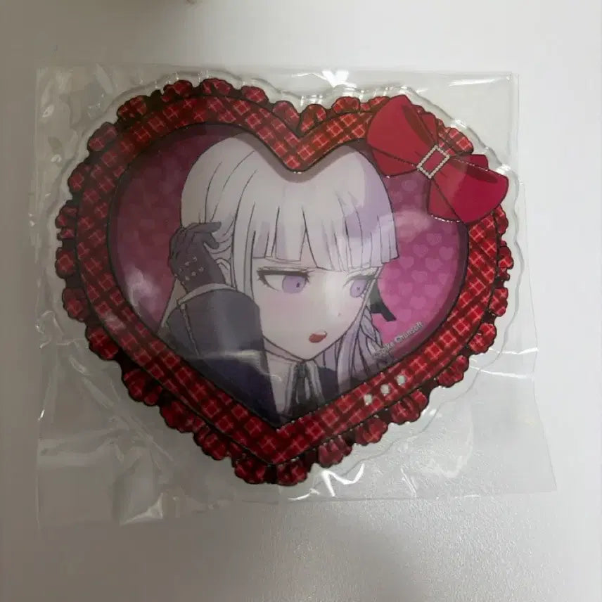 [BUNJANG] Danganronpa Kyoko Kirigiri Heart Acrylic Stand / 단간론파 쿄코 키리기리 하트 아크릴 스탠드