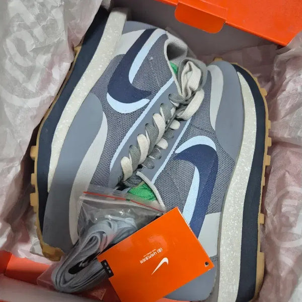 [BUNJANG] Nike x Sacai x Clot LDWaffle Cool Grey / 나이키 x 사카이 x 클랏 LD와플 쿨 그레이 255