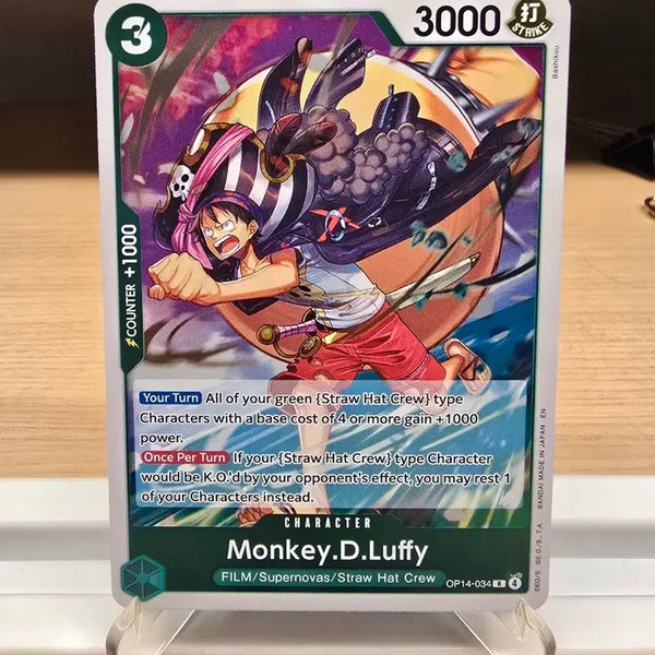 [BUNJANG] One Piece Card Luffy OP14-034, OP13-037 Rare (North American Version) / 원피스 카드 루피 OP14-034,OP13-037 레어 (북미판)