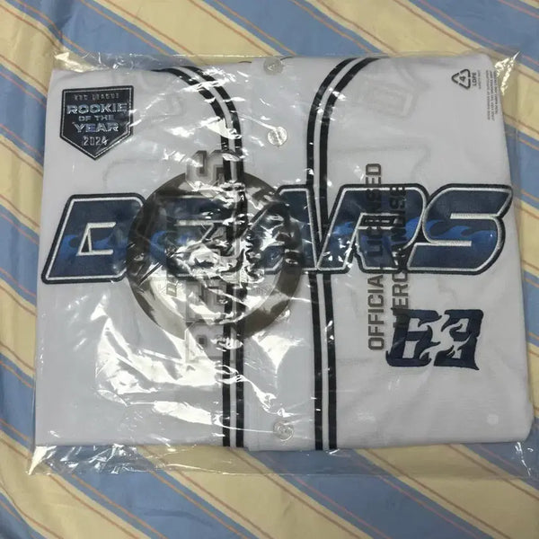 [BUNJANG] Doosan Bears Kim Taek-yeon 2024 Rookie of the Year Commemorative Baseball Uniform (2XL) / (새제품, 110) 두산 김택연 2024 신인왕 기념 유니폼
