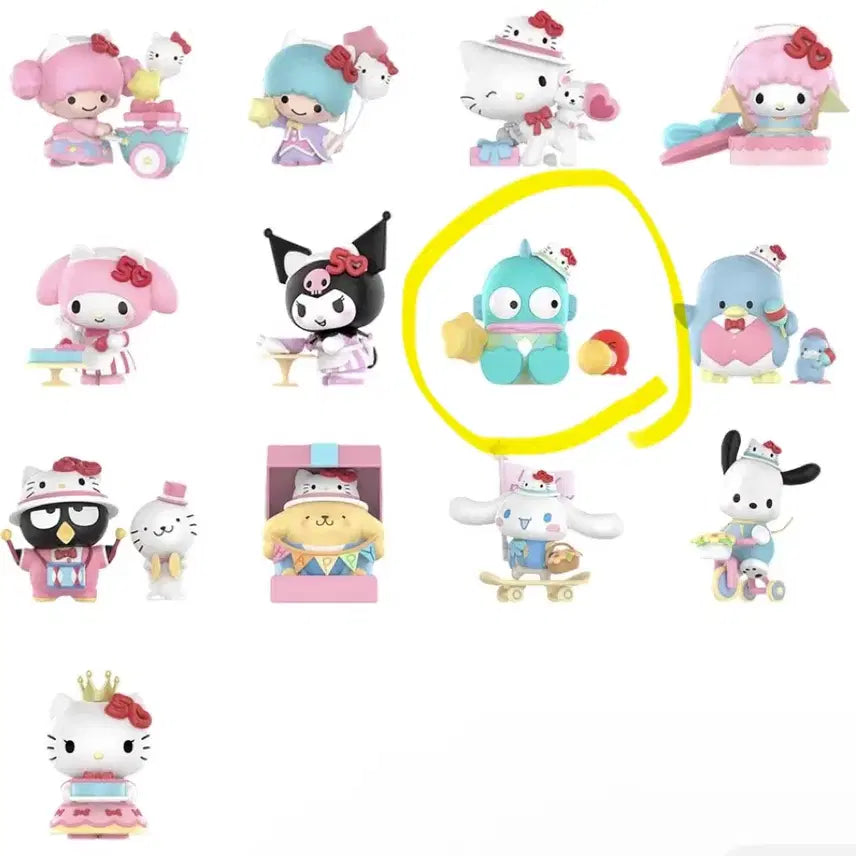 [BUNJANG] Pop Mart Hello Kitty 50th Anniversary Hangyodon Figure / 팝마트 헬로키티 50주년 피규어 한교동