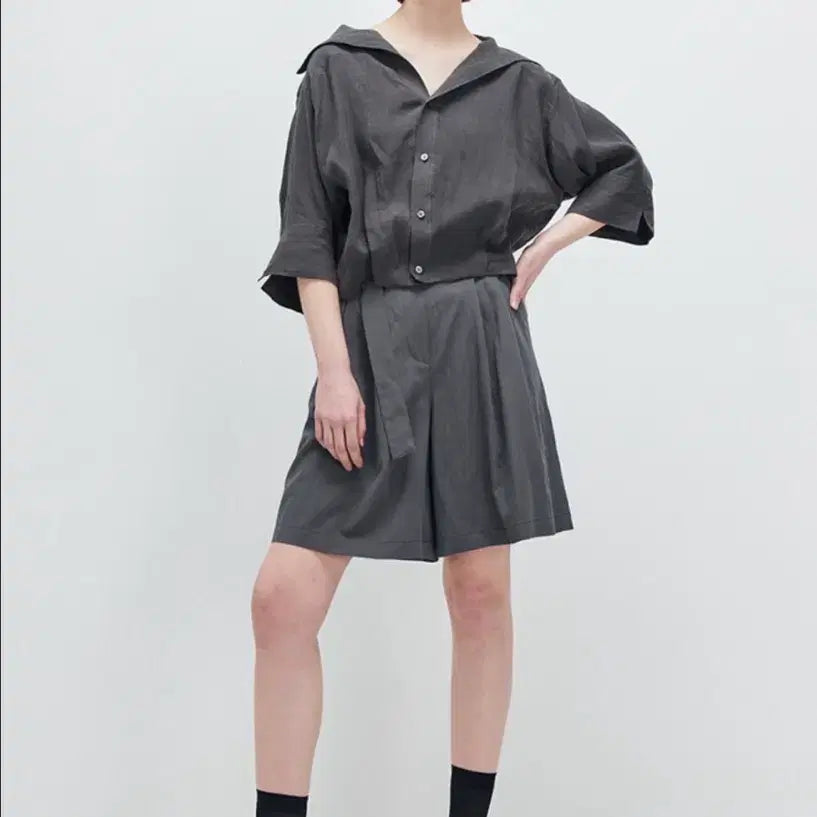 [BUNJANG] System Open Collar Shirt / 시스템 오픈 칼라 셔츠 한섬