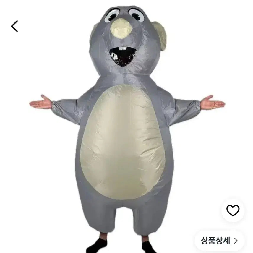[BUNJANG] Ratatouille Mouse Costume / 라따뚜이 쥐 졸사 판매