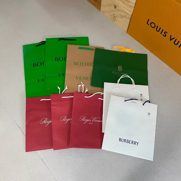 [BUNJANG] Luxury Brand Shopping Bags Bundle (9 pcs) / 명품 쇼핑백 9장 일괄