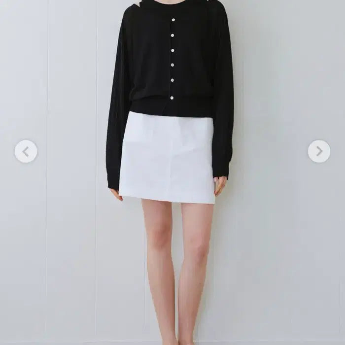 [BUNJANG] Benuet Benji Skirt Off-White Medium / (새상품) 베뉴엣 벤지 스커트 M 오프화이트