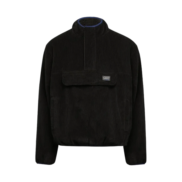 [BUNJANG] Stussy Corduroy Mock Neck Pullover Black / 스투시 코듀로이 모크넥 풀오버 블랙