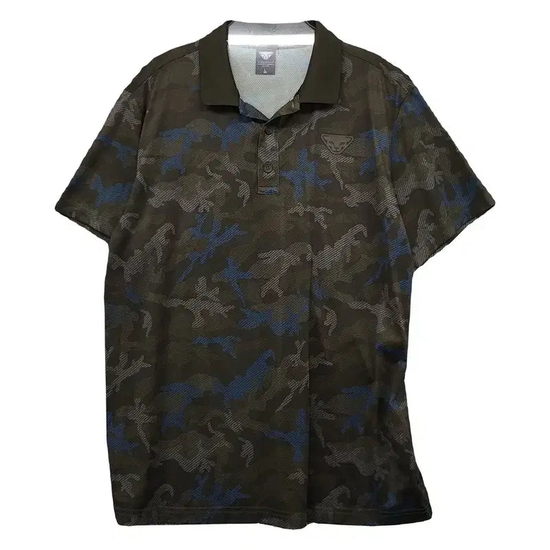 [BUNJANG] Dynafit Military Green Functional Training Short-Sleeve Polo T-Shirt L (100) / 다이나핏 밀리터리 그린 기능성 트레이닝 반팔 카라티 L(100)