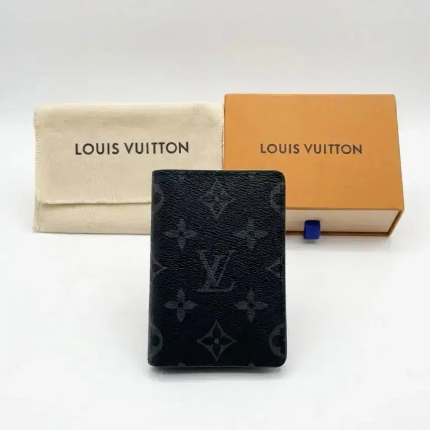 [BUNJANG] Louis Vuitton Pocket Organizer Monogram Eclipse (Unused) / (풀구성/미사용) 루이비통 포켓 오거나이저 모노그램 이클립스