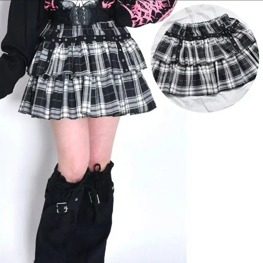[BUNJANG] Sabculture Y2K Skirt / 오늘만) 볼칸 스커트 택없 처분 사브컬처중성계y2k