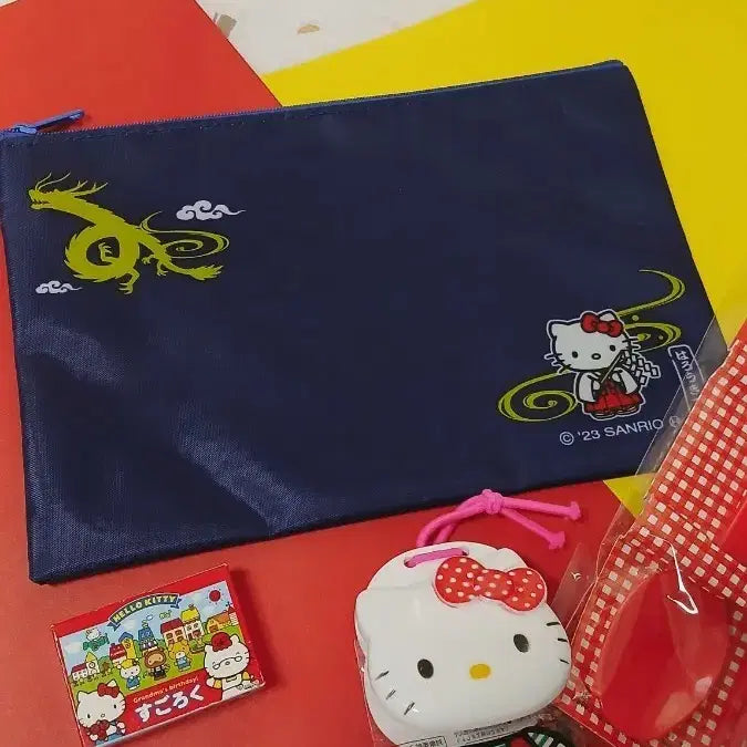 [BUNJANG] Hello Kitty Navy Pouch (Japan Imported) / 키티 파우치 (일본직수입상품)