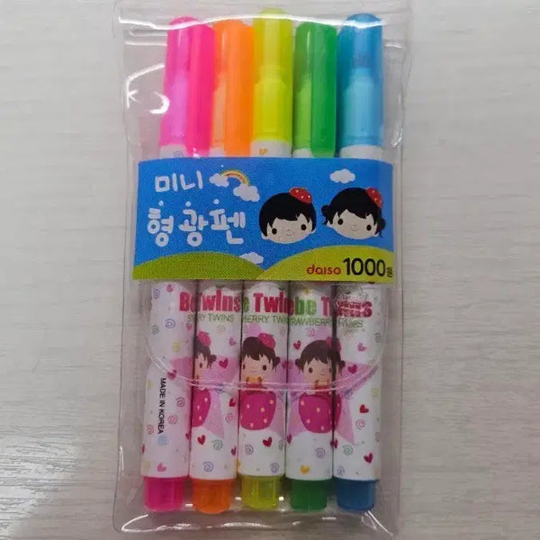 [BUNJANG] Daiso Mini Highlighters / 다이소 미니형광펜