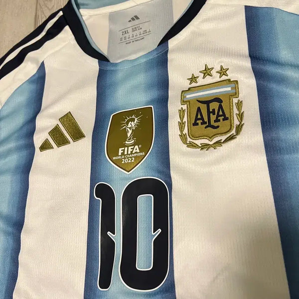 [BUNJANG] Argentina Messi World Cup Champions Jersey Uniform XL / 아르헨티나 메시 월드컵 우승 기념 져지 유니폼