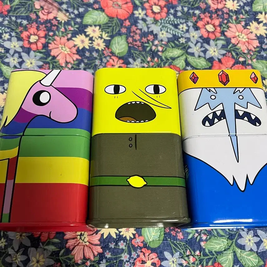 [BUNJANG] Adventure Time Character Tin Cases Bundle Set / 어드벤처타임 캐릭터 틴케이스 3개 일괄