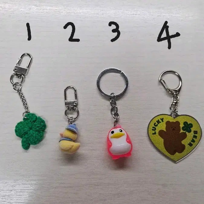 [BUNJANG] 4 Types of Keychains / 키링 4가지