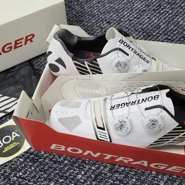 [BUNJANG] Bontrager XXX Carbon Road Cycling Shoes with Shimano 105 SPD-SL Pedals / BONTRAGER 본트레거 트리플엑스 카본 클릿슈즈/시마노 105클릿페달