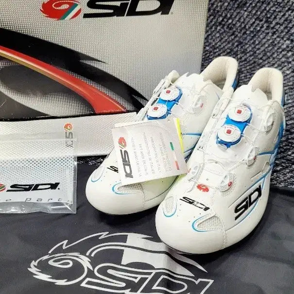 [BUNJANG] SIDI Shot Limited Edition Carbon Road Cycling Shoes with Shimano 105 Pedals / SIDI 시디 최상급 카본 로드클릿슈즈/시마노 105클릿페달