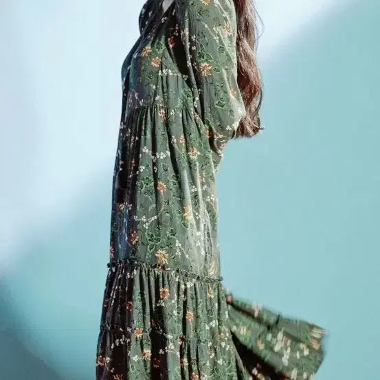 [BUNJANG] Thursday Rayon Long Dress (Sulli Wear) / 써스데이 레이온 롱 원피스 (설리 착장 )