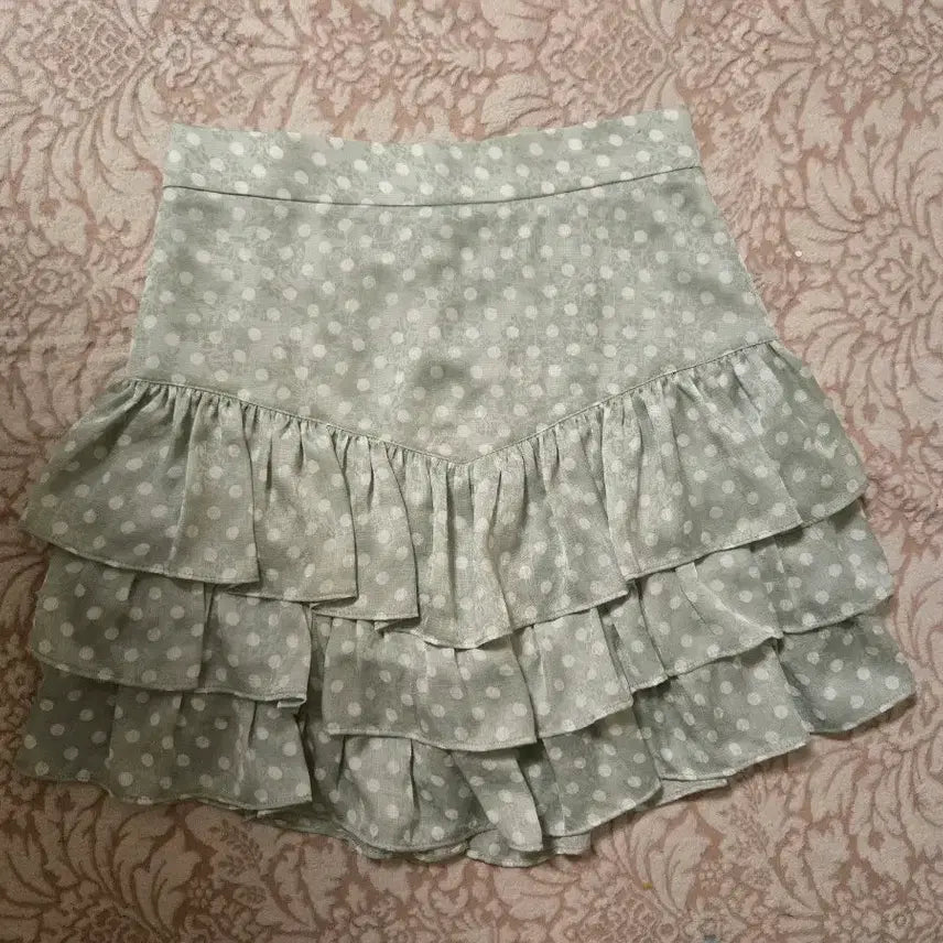[BUNJANG] ZARA Polka Dot Ruffle Skirt - Size S / ZARA 도트 프릴 스커트 S