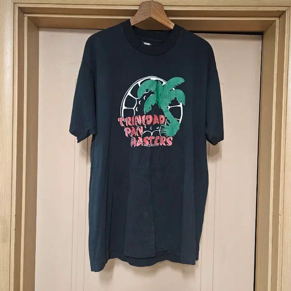 [BUNJANG] USA Single Stitch Trinidad Pan Masters Vintage T-Shirt / u.s.a 싱글스티치 트리니다드 판 마스터즈 미국 빈티지 티셔츠